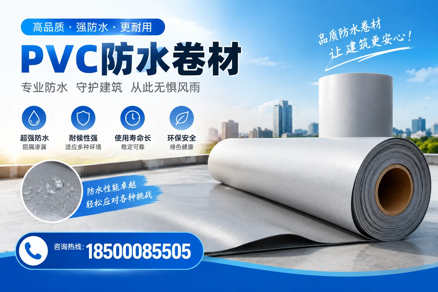 如何选择高质量的PVC防水卷材？丽水消费者必看指南